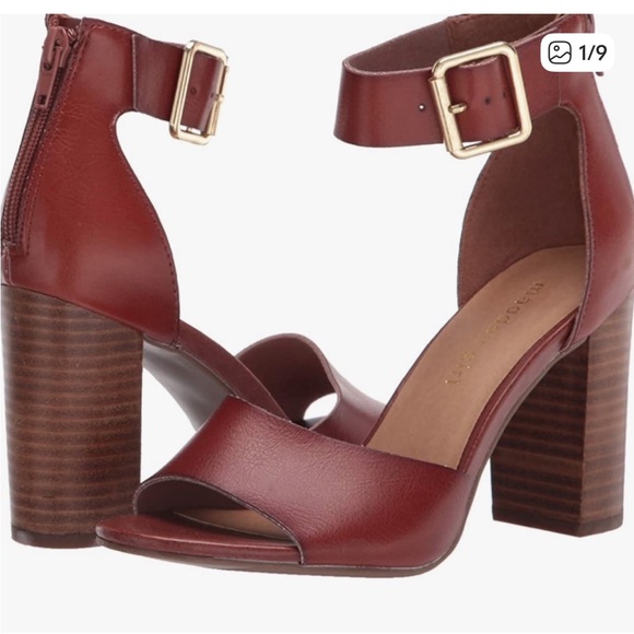 Madden Girl Shoes - NWOT Madden Girl Cognac ankle strap 3” heel size 8